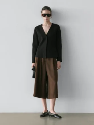 Bermudas largas con dobladillo