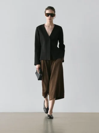 Bermudas largas con dobladillo