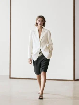 Bermudas largas de lino