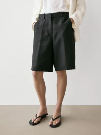 Bermudas largas de lino