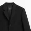 Blazer de lana de tres botones Blazer de lana de tres botones