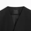 Blazer de lino sin solapas Blazer de lino sin solapas