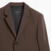 Blazer de tejido crepé