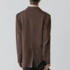 Blazer de tejido crepé
