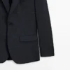 Blazer de traje a cuadros de mezcla de lana Cool Wool Blazer de traje a cuadros de mezcla de lana Cool Wool