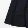 Blazer de traje de doble botonadura de Cool Wool Blazer de traje de doble botonadura de Cool Wool