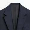 Blazer de traje de lana fresca a rayas Blazer de traje de lana fresca a rayas
