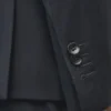 Blazer de traje de lana fresca a rayas Blazer de traje de lana fresca a rayas