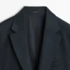 Blazer de traje de lana fresca con microtextura Blazer de traje de lana fresca con microtextura