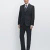 Blazer de traje de lana ligera Blazer de traje de lana ligera