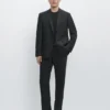 Blazer de traje de lana ligera Blazer de traje de lana ligera