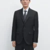 Blazer de traje de lana ligera Blazer de traje de lana ligera