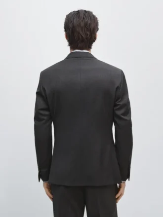 Blazer de traje de lana ligera