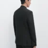 Blazer de traje de lana ligera Blazer de traje de lana ligera