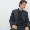 Blazer de traje de lana ligera Blazer de traje de lana ligera
