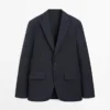 Blazer de traje de lana ligera Blazer de traje de lana ligera