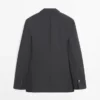 Blazer de traje de lana ligera Blazer de traje de lana ligera