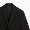 Blazer de traje de lana ligera Blazer de traje de lana ligera