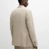 Blazer de traje de lino