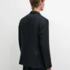 Blazer de traje de lino