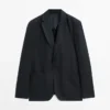 Blazer de traje de lino