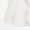 Blazer de traje de lino
