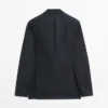 Blazer de traje de lino