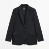Blazer extrafino de dos botones Blazer extrafino de dos botones