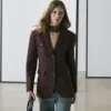 Blazers con bolsillos y cuello con solapas