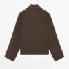 Blusa cruzada de lino holgada y fluida Blusa cruzada de lino holgada y fluida