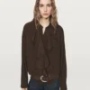 Blusa fluida con volantes Blusa fluida con volantes