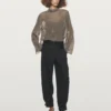 Blusa semitransparente bordada Blusa semitransparente bordada