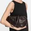 Bolso bandolera de cuero napa Bolso bandolera de cuero napa