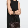 Bolso bandolera de cuero napa Bolso bandolera de cuero napa