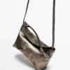 Bolso bandolera de piel napa