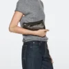 Bolso bandolera de piel napa
