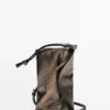 Bolso bandolera de piel napa