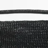 Bolso de hombro de cuero trenzado de tamaño mediano Bolso de hombro de cuero trenzado de tamaño mediano