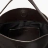 Bolso de hombro pequeño de piel napa Bolso de hombro pequeño de piel napa