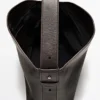 Bolso de hombro pequeño de piel napa Bolso de hombro pequeño de piel napa