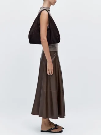 Bolso de mujer mediano de piel serrada