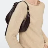 Bolso de piel napa con hebilla metálica Bolso de piel napa con hebilla metálica