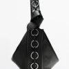 Bolso de piel napa con ojales Bolso de piel napa con ojales