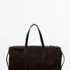 Bolso de viaje de piel de ante Bolso de viaje de piel de ante
