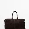 Bolso de viaje de piel de ante Bolso de viaje de piel de ante