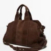 Bolso de viaje de piel de ante Bolso de viaje de piel de ante