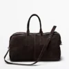 Bolso de viaje de piel de ante Bolso de viaje de piel de ante