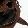 Bolso de viaje de piel de ante Bolso de viaje de piel de ante