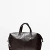Bolso de viaje de piel napa Bolso de viaje de piel napa