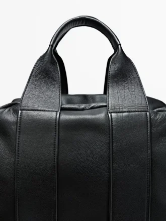 Bolso de viaje de piel napa